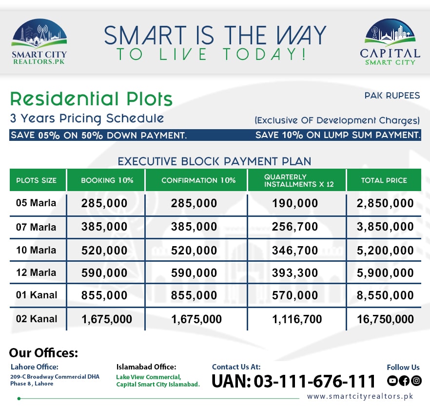 Residential-Executive-Block-Payment-Plan